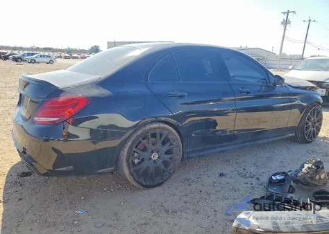 2016 Mercedes-Benz C 450 4Matic Amg z USA, uszkodzony, nr VIN 55SWF6EB4GU140228